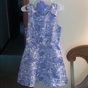 Blue/Periwinkle Paisley Dress